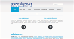 Desktop Screenshot of ekona.cz